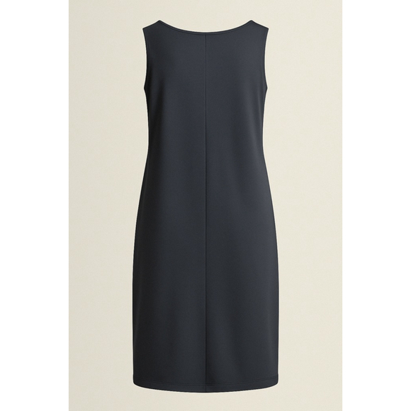 NY & Co. Sleeveless Navy Minimalist Sheath Dress – L - Picture 3 of 5